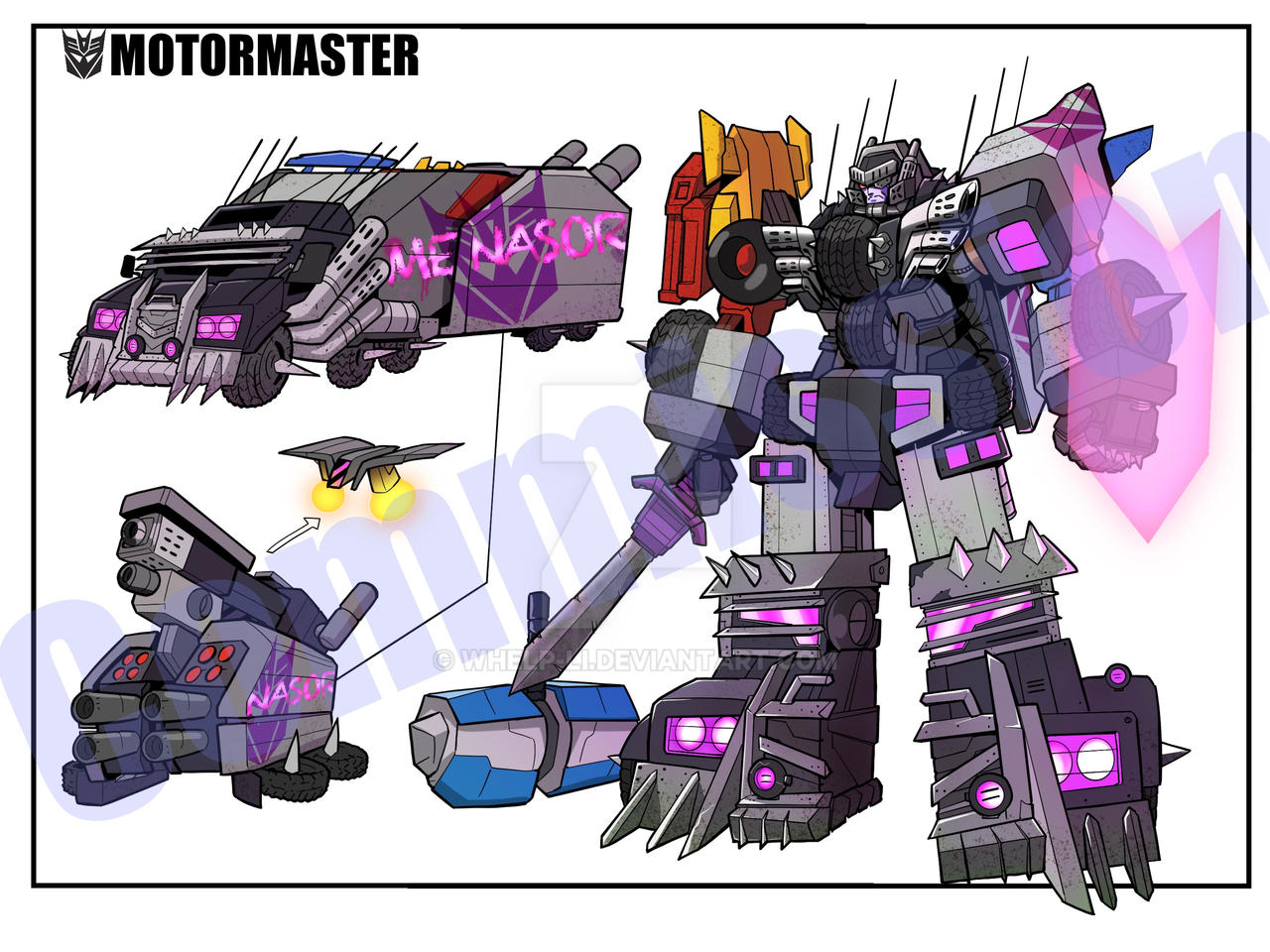 Motor Master Animation Model motormaster in post apocalypse by whelp-li on DeviantArt