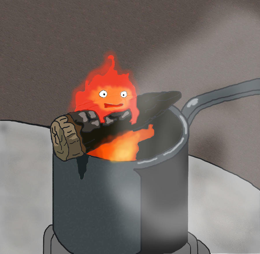 Calcifer Howl S Moving Castle By Cath11yy On Deviantart