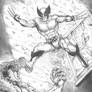 Wolverin VS Sabretooth Pencils