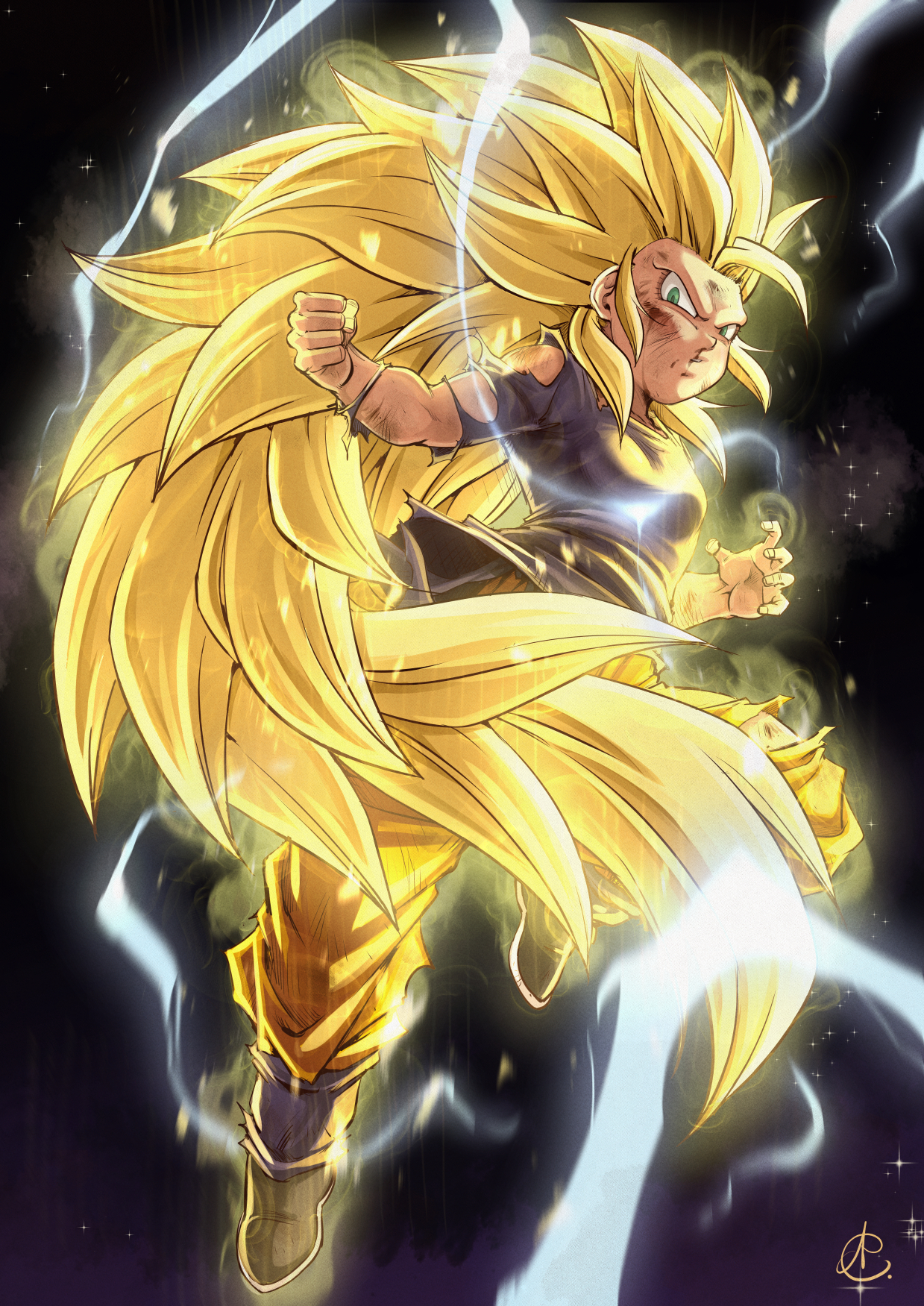 Goku Vs Vegeta by Asura-00 on DeviantArt