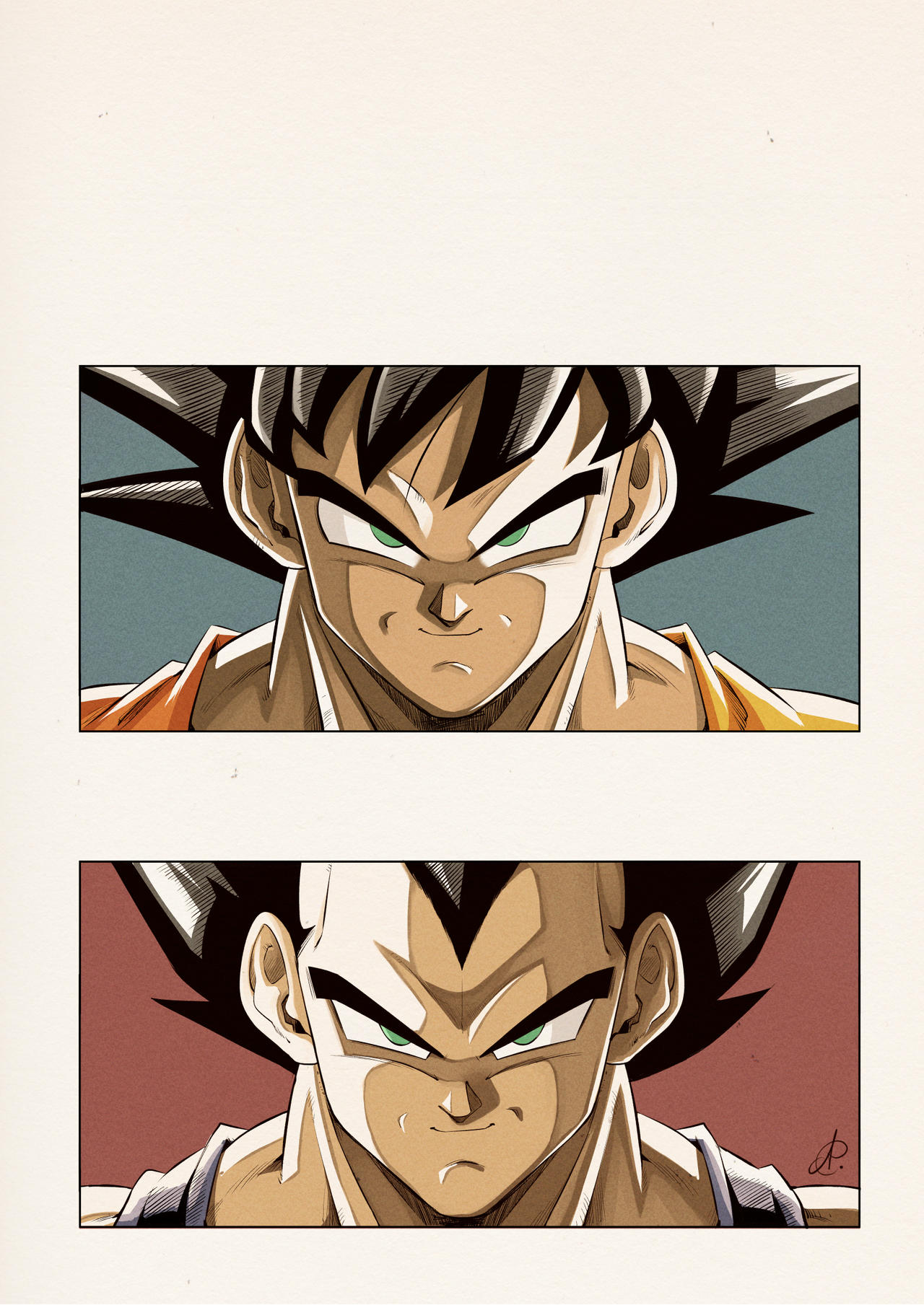 CHAPTER 93 - GOKU AND VEGETA FIGHT SERIOUSLY AND THE WINNER WAS 