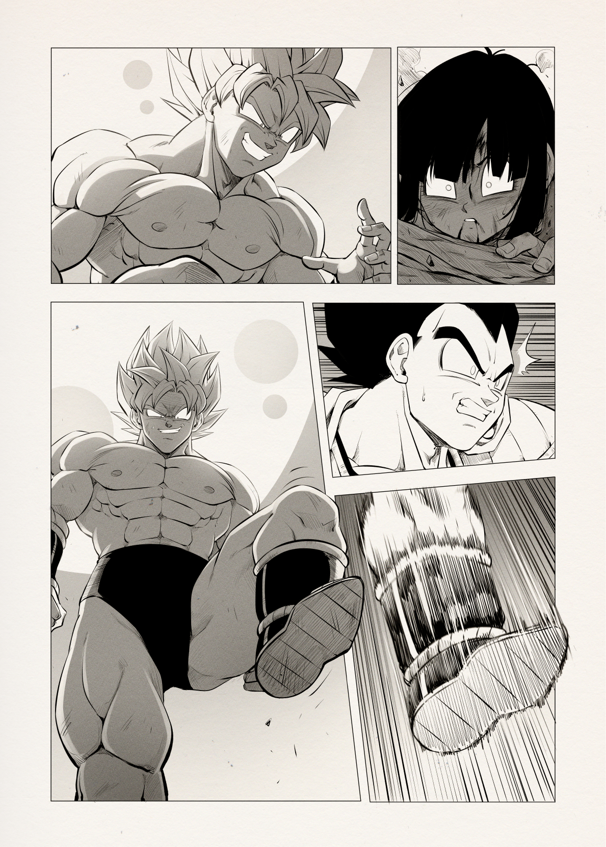 Goku Vs Vegeta by Asura-00 on DeviantArt