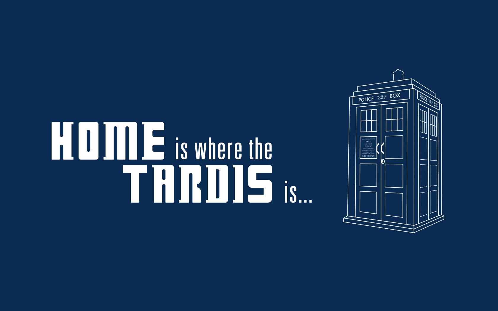 HOME is where the TARDIS is