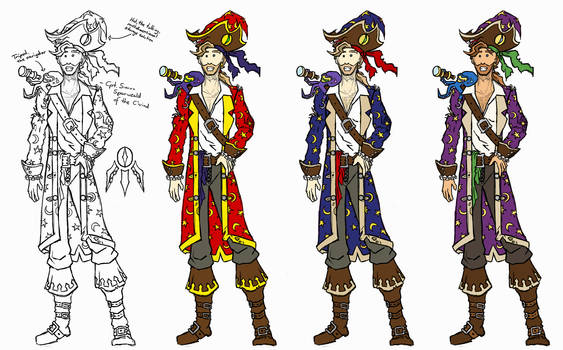 Simun Sparweald - the Pirate Wizard