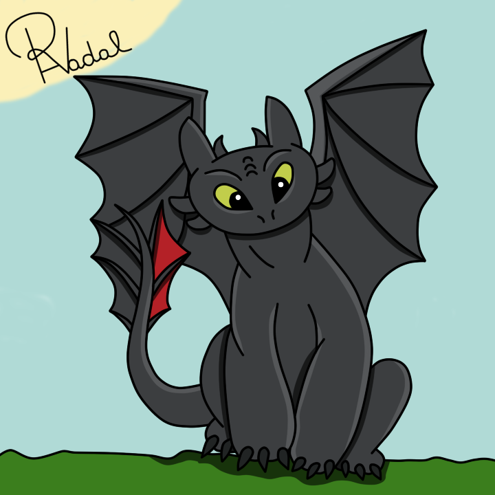 Toothless Fan Art by RafaelndlArtes on DeviantArt