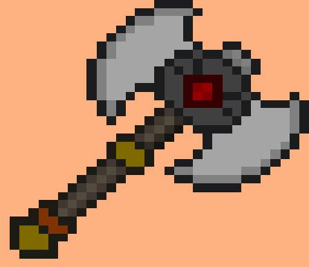 Pixel Axe by ApagusTheNeutraliser on DeviantArt
