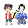 Animal Chibi Mugen and Jin CP