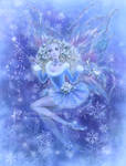 Christmas Fairy in Blue