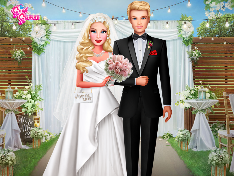 Barbie and ken best sale wedding games