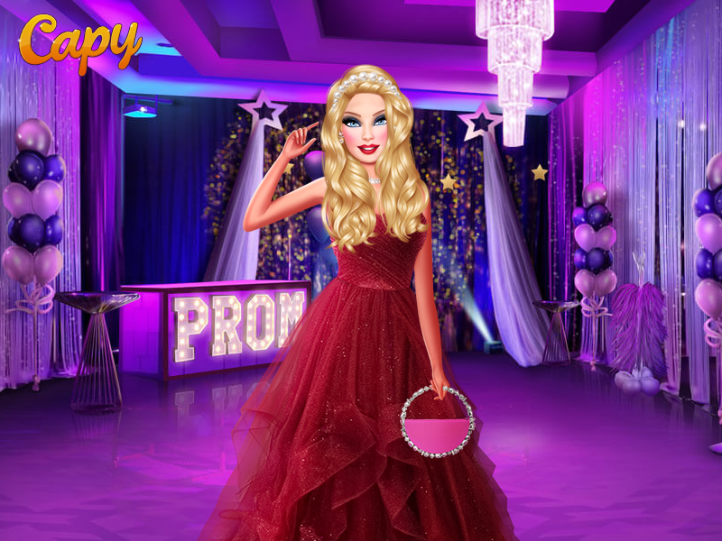 Barbie top prom dress