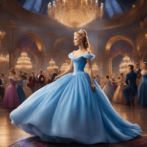 Cinderella at the ball - DreamUp Creation 3