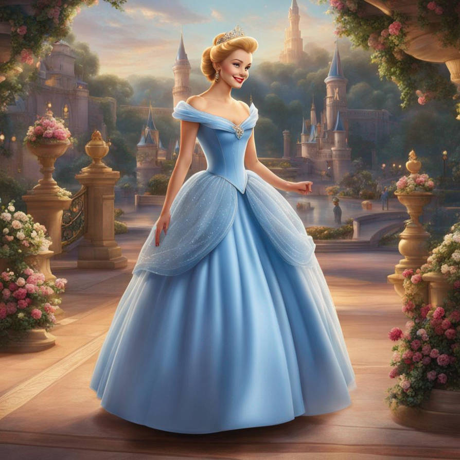 Cinderella at the ball - DreamUp Creation 5