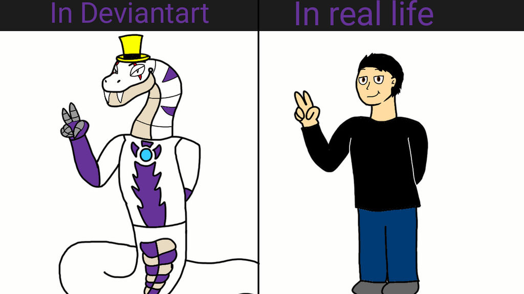 Deviantart Real Life Me Deviantart vs Me Real life by JohnDrawFatties on DeviantArt