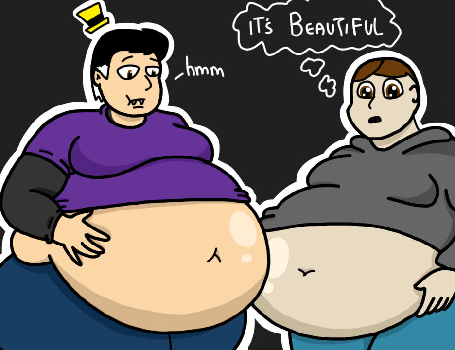 Commoddity Fat Gift: Fat Friendship by JohnDrawFatties on DeviantArt