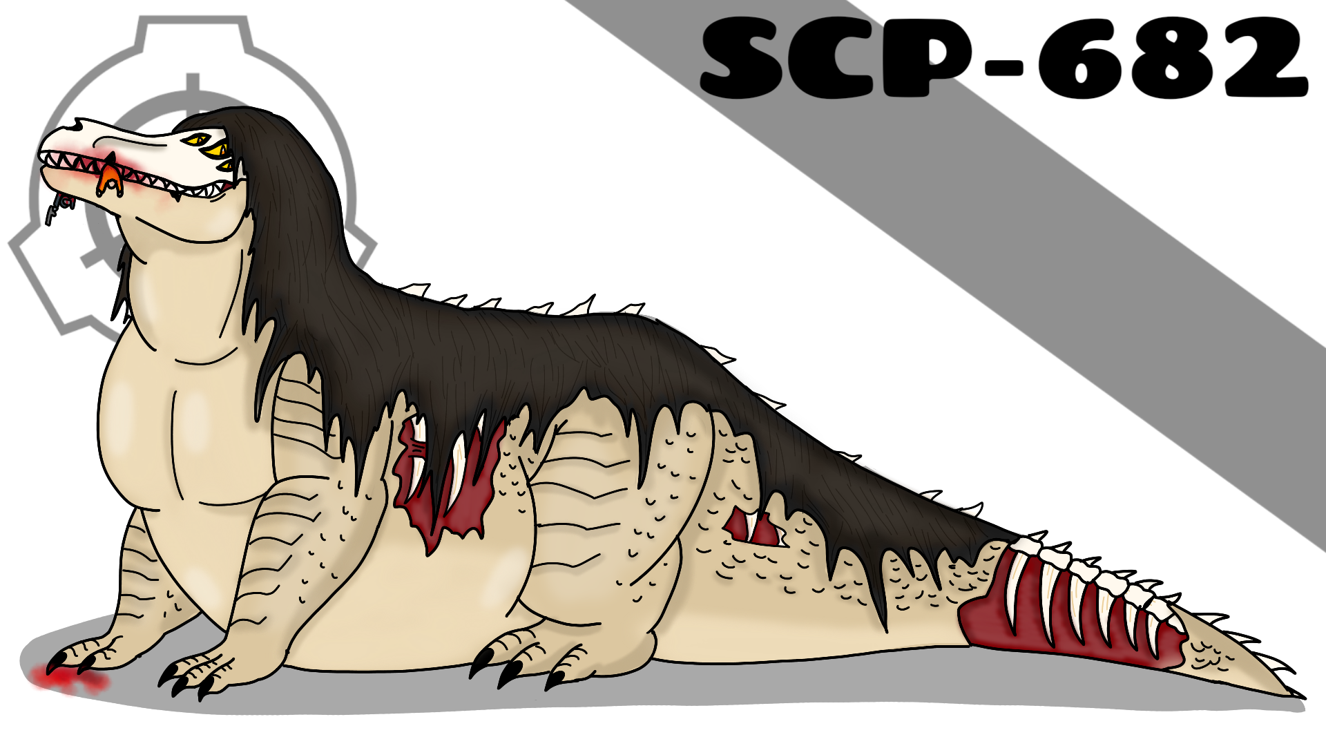 Fat Scp 682 Hard To Destroy Reptile By Missingno 54 On Deviantart.