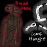 Siren Head and Long Horse