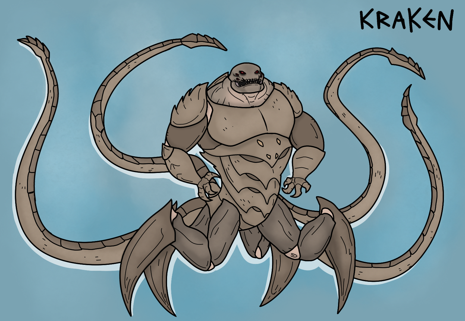 Clash of the Titans (2010) - The Kraken by JohnDrawFatties on DeviantArt