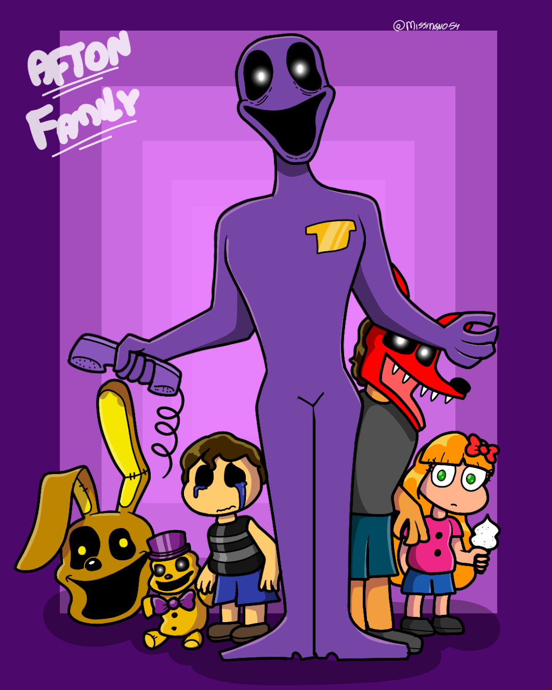 The Afton Family by PrincessRi27 on DeviantArt