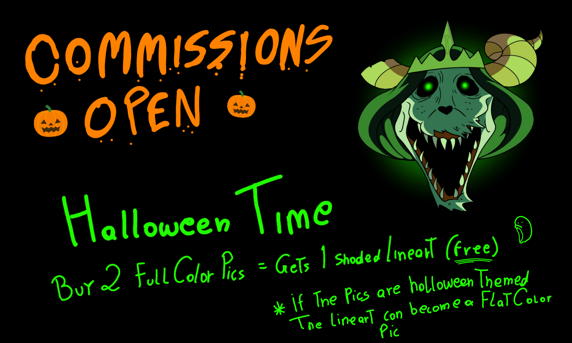 Halloween Commissions Sale by JohnDraw54 on DeviantArt