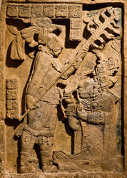 Maya Relief of Royal Blood-Letting
