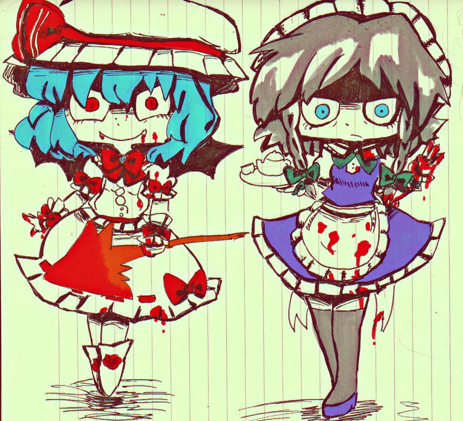 Remilia and Sakuya Yandere