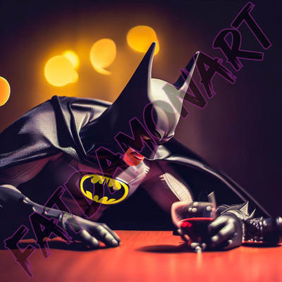 Batman Rave Party Scene Partying Batman 7 by FatDamonArt on DeviantArt