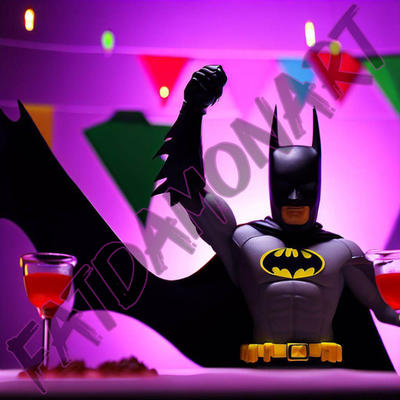Batman Rave Party Scene Partying Batman 9 by FatDamonArt on DeviantArt