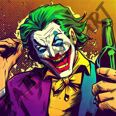 Partying Joker 1 by FatDamonArt on DeviantArt