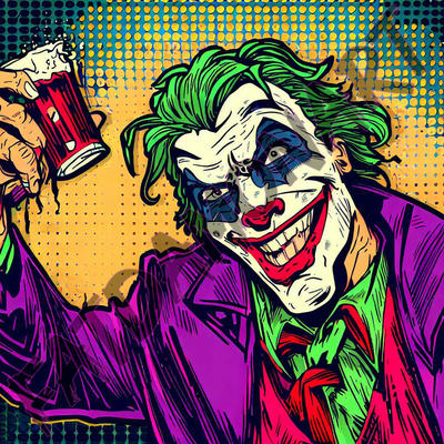 Partying Joker 2 by FatDamonArt on DeviantArt