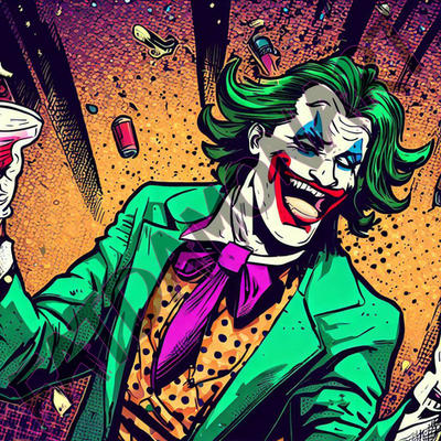 Partying Joker 4 by FatDamonArt on DeviantArt
