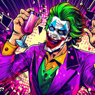 Partying Joker 6 by FatDamonArt on DeviantArt