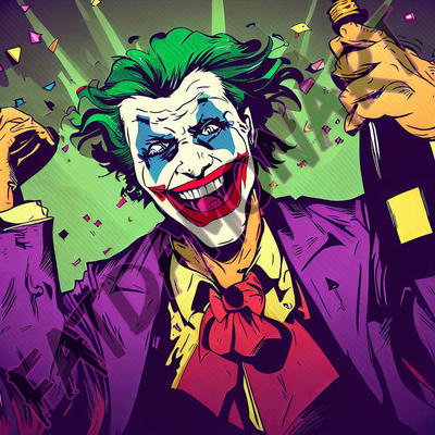 Joker partying 14 by FatDamonArt on DeviantArt