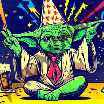 Yoda partying 13