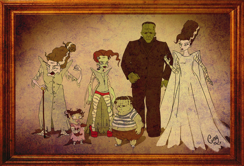 Frankenstein Family by Galliyoko on DeviantArt