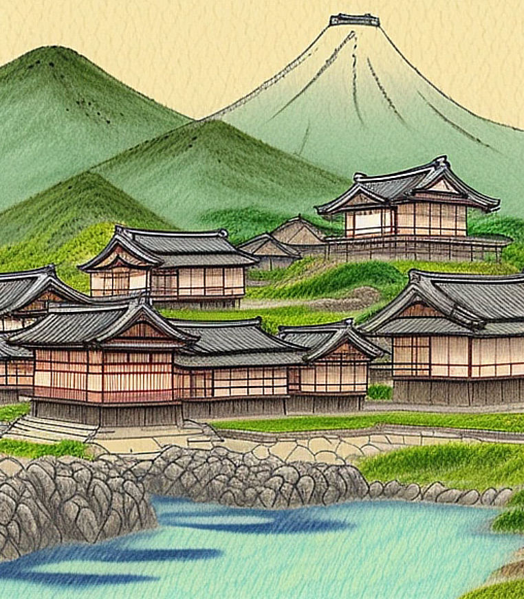 Edo Period Traditional Japanese Village #8 by Drakdodare on DeviantArt