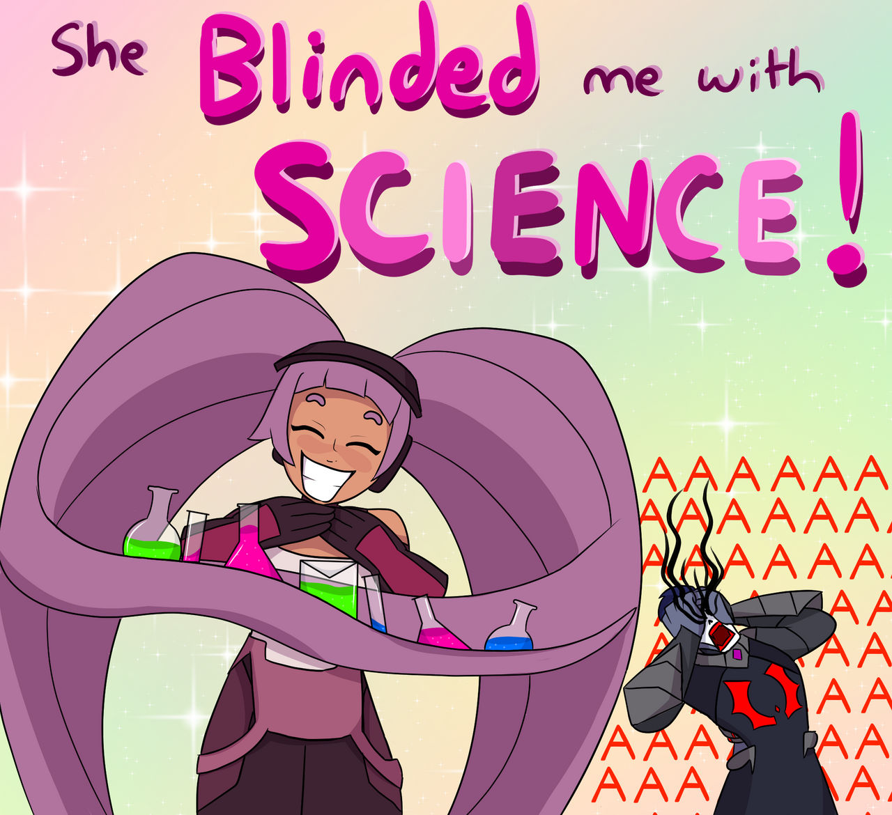 she BLINDED me with SCIENCE by katavicbun on DeviantArt