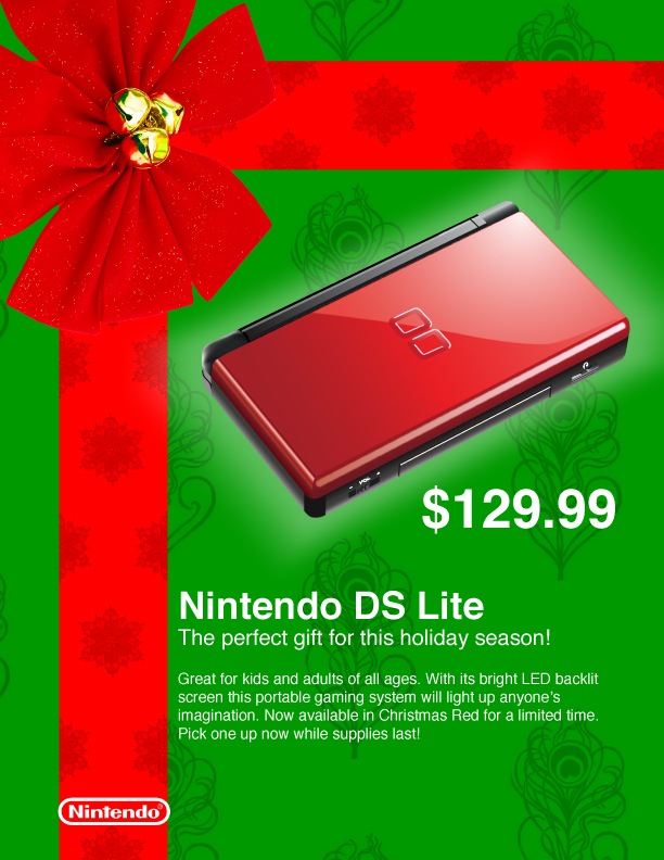 Nintendo DS Lite Advertisement