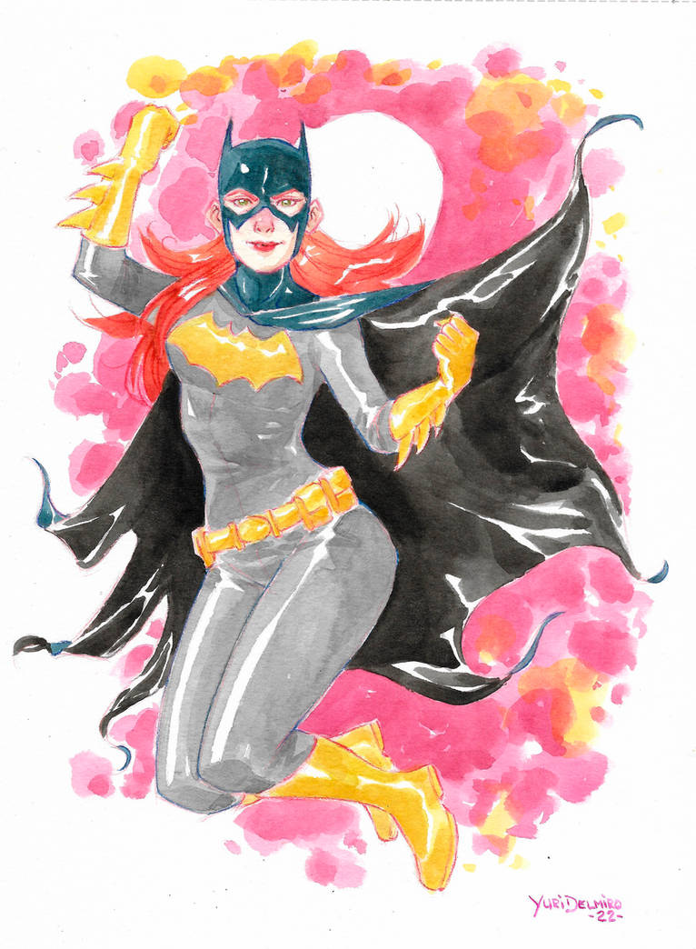 Batgirl Watercolor by yuridelmirocomicart on DeviantArt