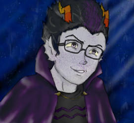 Eridan's infamous smirk