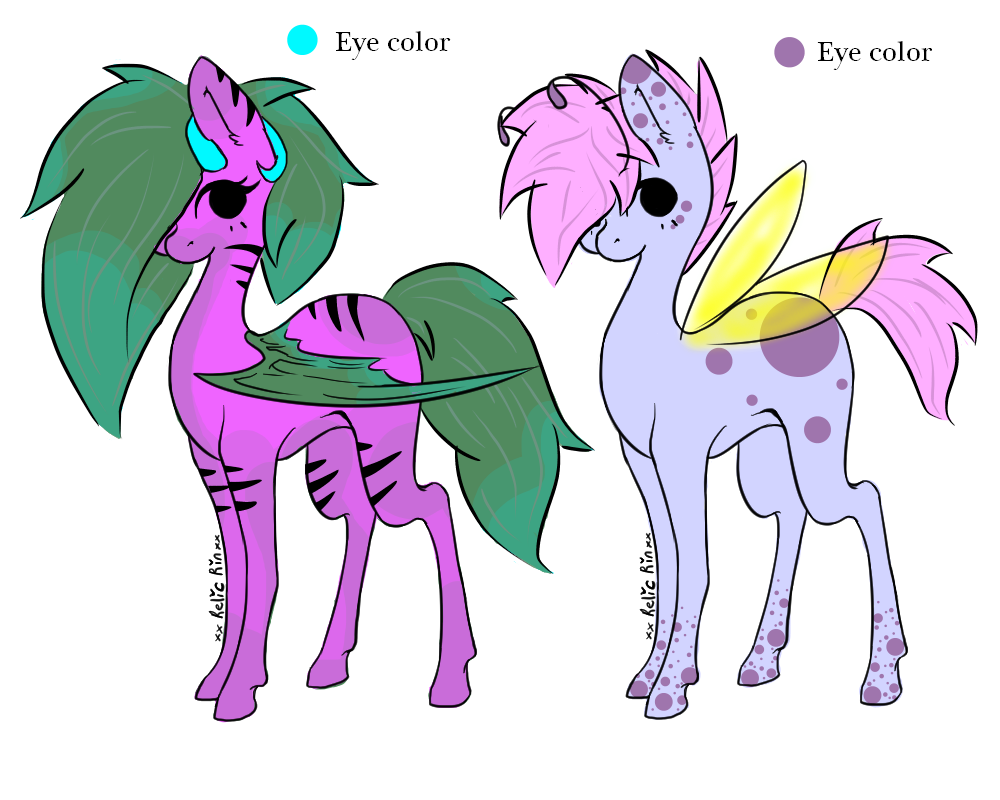 Bat and Pixie pony adopts 