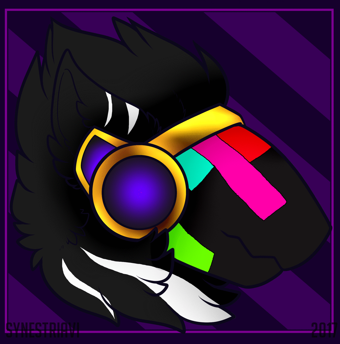 Animated Protogen head by Darumemay on DeviantArt