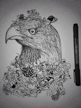 Eagle doodles