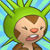 Pmd Chespin icon (hitted/shouting)