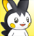 pmd Emolga icon (shiny eyes)