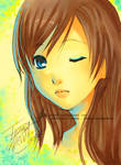 Behind blue eyes by mibou
