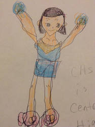 Lyra FMA as a cheerleader