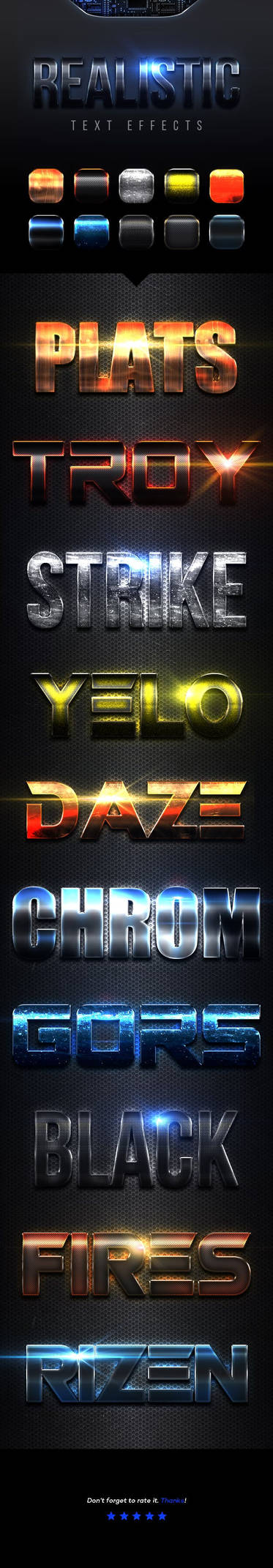 Realistic Text Effects Vol.8 by sharonovKira on DeviantArt