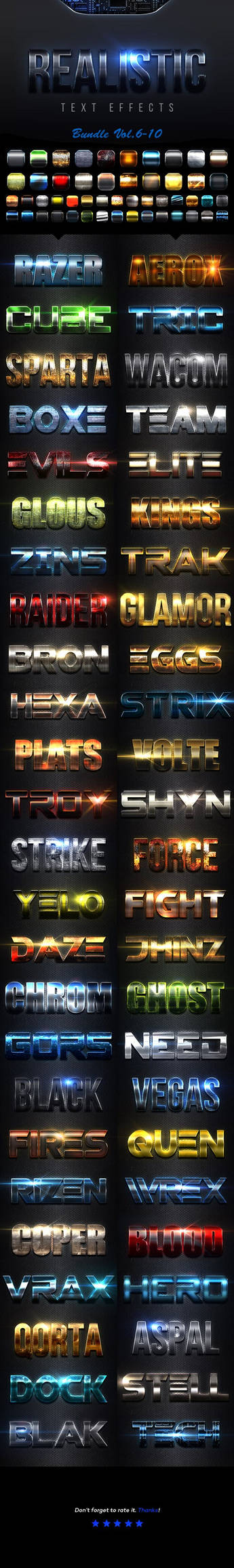 Realistic Text Effects Bundle II by sharonovKira on DeviantArt