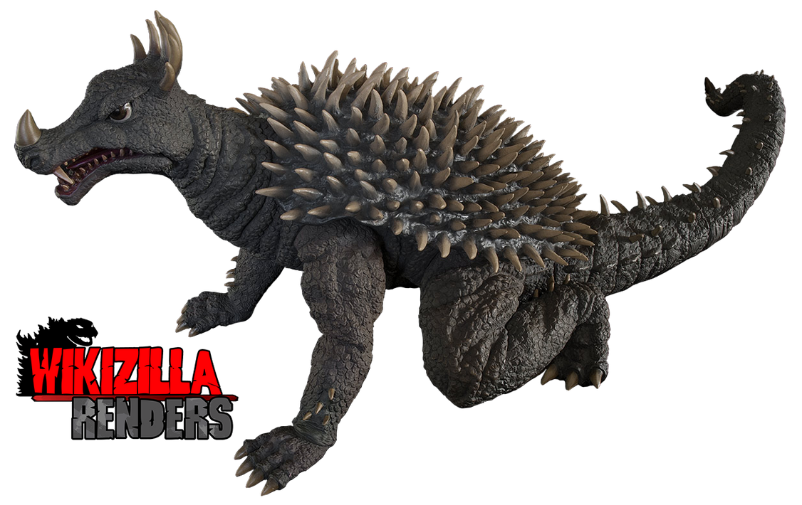 Anguirus 1968 X-Plus Render by Wikizilla on DeviantArt