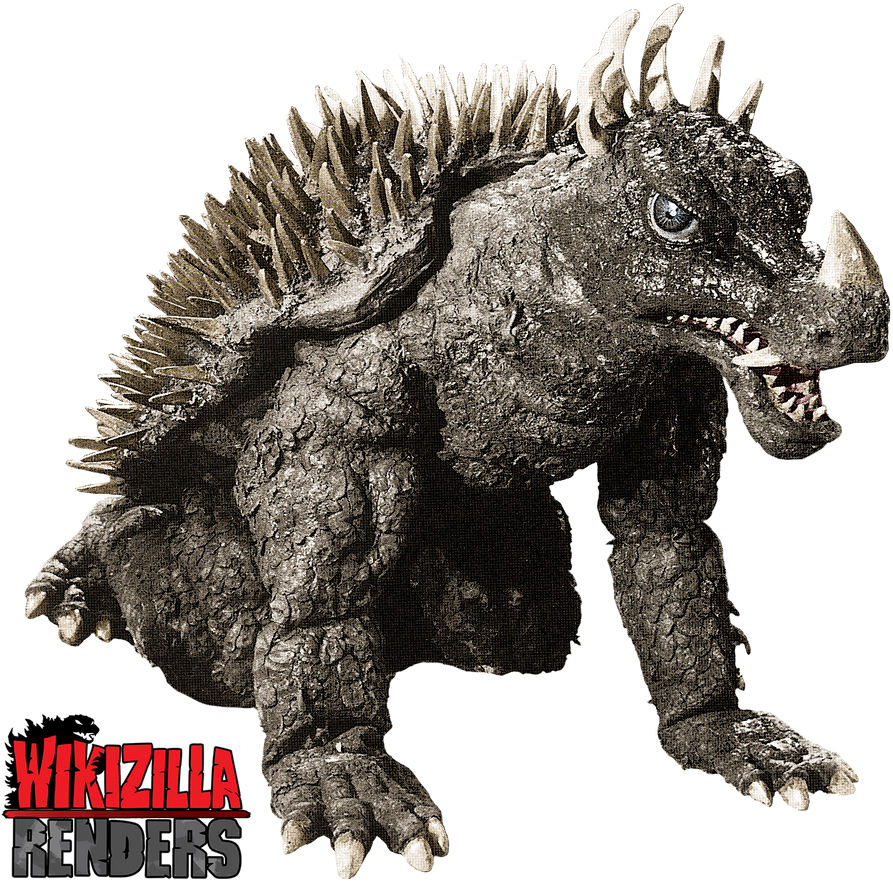 Anguirus 1968 Render by Wikizilla on DeviantArt